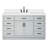 Tidworth Solid Wood Single Bathroom Vanity with 1.5'' White Quartz Top-159445744-193868338