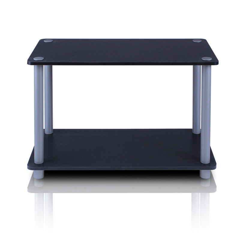 Amya End Table, Black and Grey