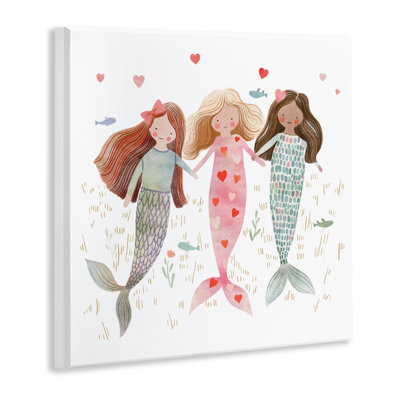 «Trio of Mermaids Friendship», plaque murale par Leah Straatsma
