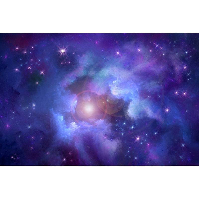 Extraterrestrial System Nebula - Wrapped Canvas Print, 51cm H x 76cm W x 3.8cm D