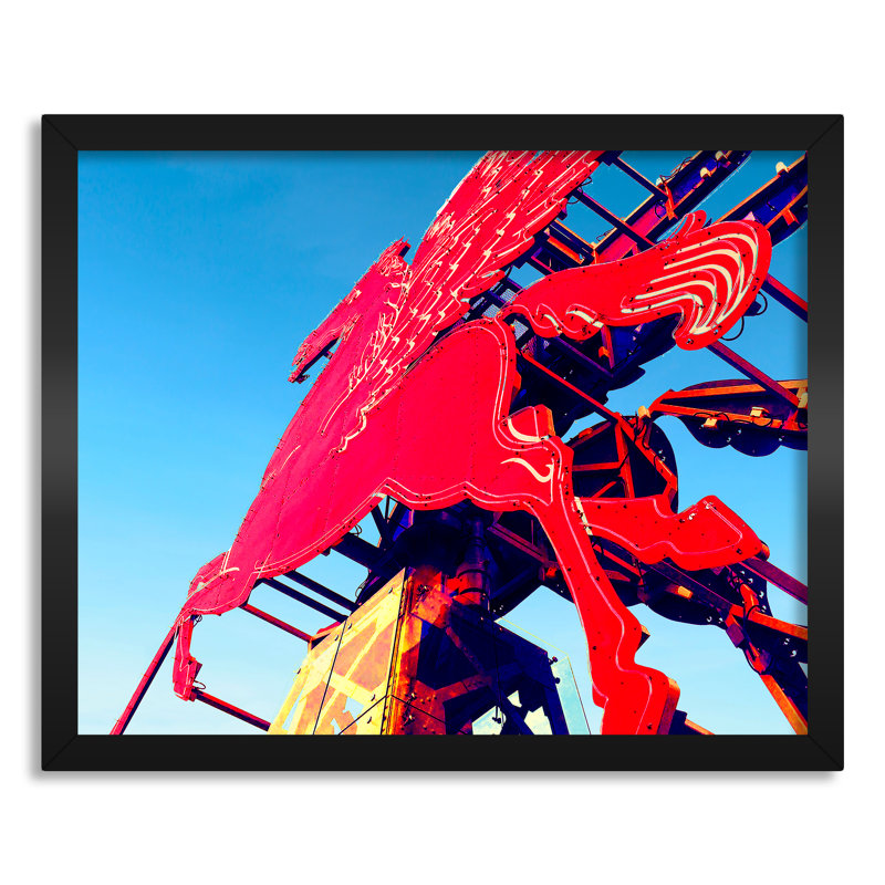 «Pegasus Sign, Dallas Texas», reproduction de photo sur toile