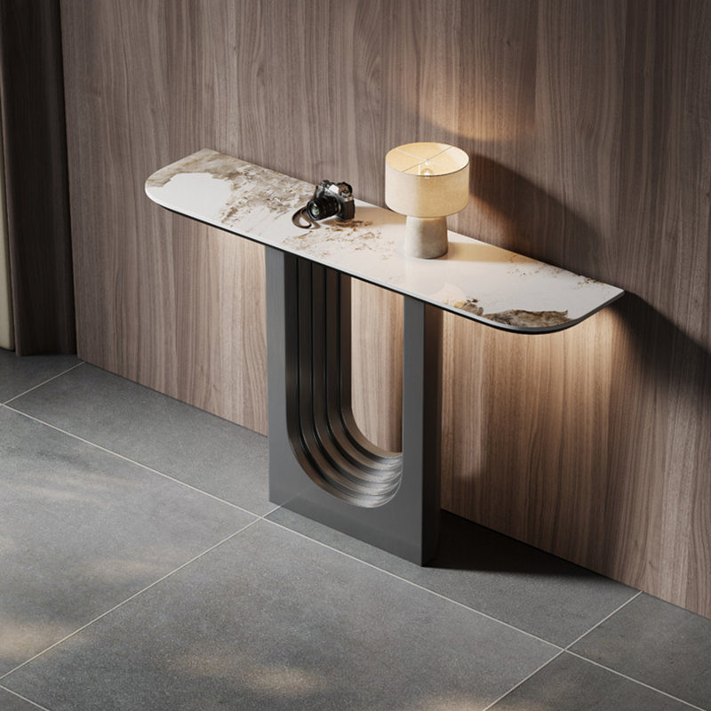 Console en métal de style italien, H 33,4 po x l 55 po x P 13,7 po
