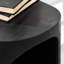 Ensemble de 2 tables basses rondes gigognes, tabouret gigogne, table d'appoint polyvalente pour le salon, sans assemblage-1031570287