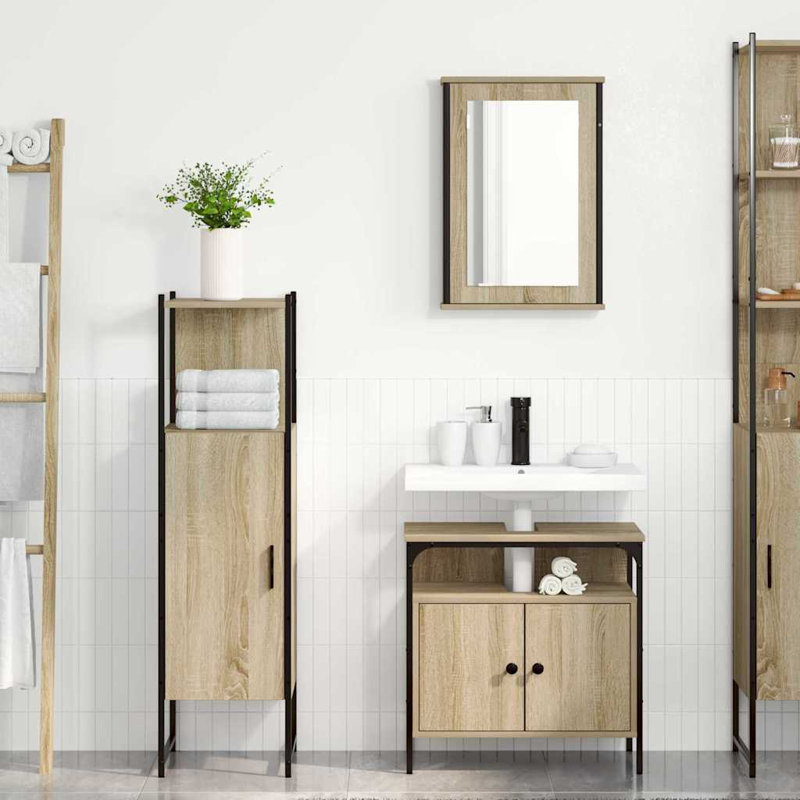 Frame Mounted Bathroom Cabinet