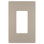 Radiant 1-Gang Decorator Rocker Screwless Wall Plate