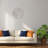 20.5" Leaf Pattern Wall Decor In Bright White Finish - Modern Iron And Paper Wall Art-219473309
