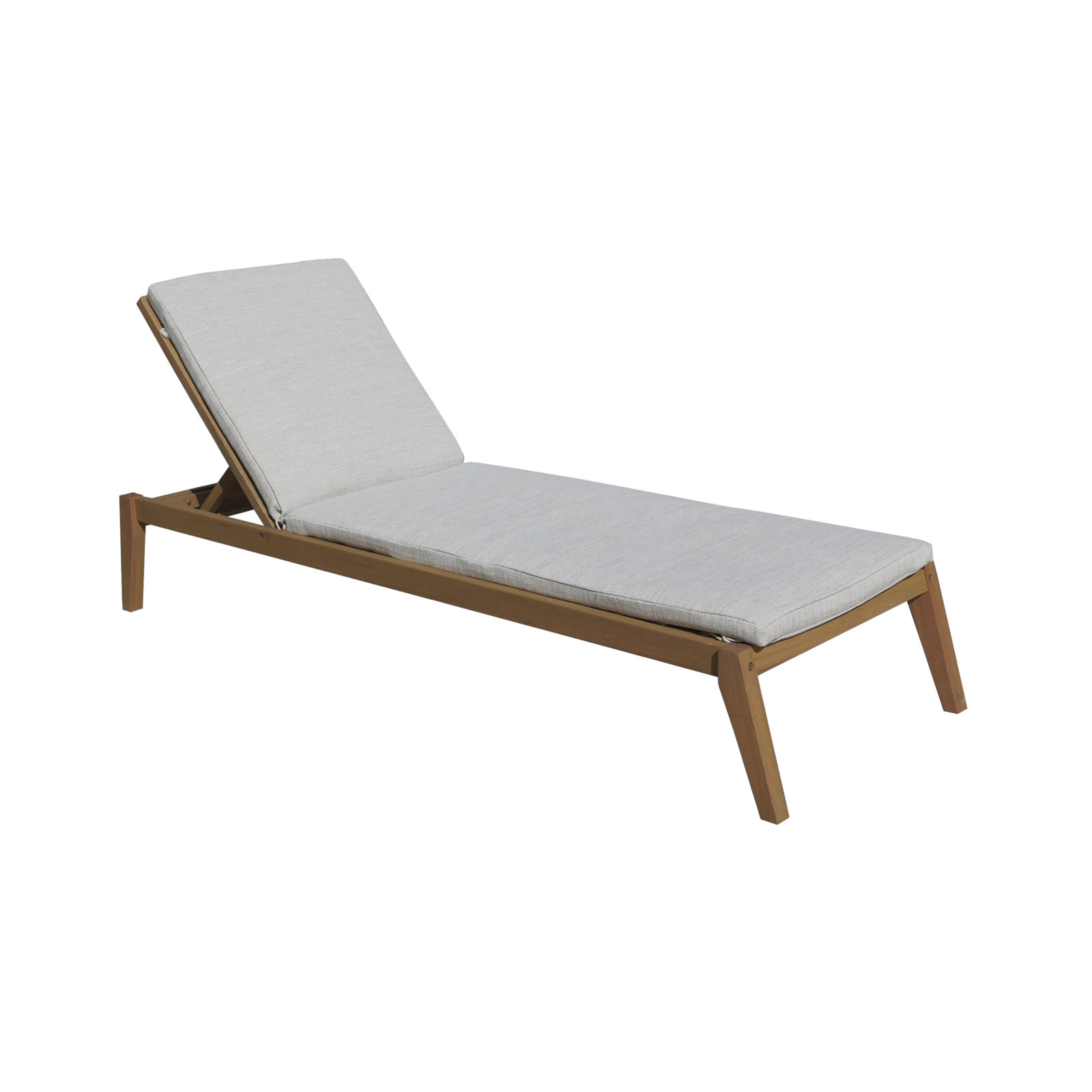 Byron 25.5'' Outdoor Eucalyptus Chaise Lounge