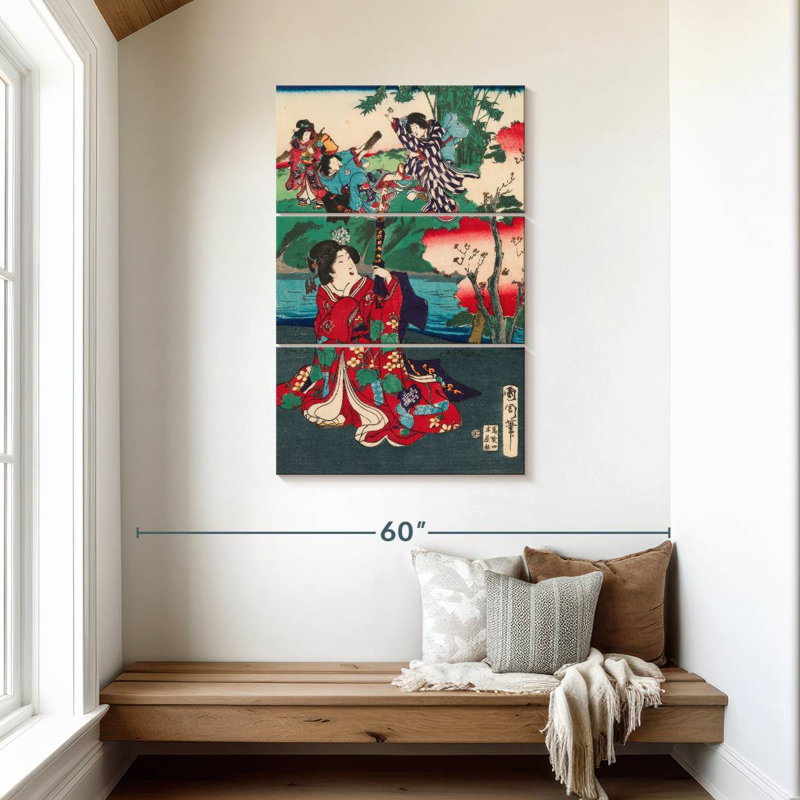 Leisha The Tale Of Genji, 45" H x 28" W