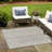 Azed Washable Striped Indoor / Outdoor Rug-1119030451