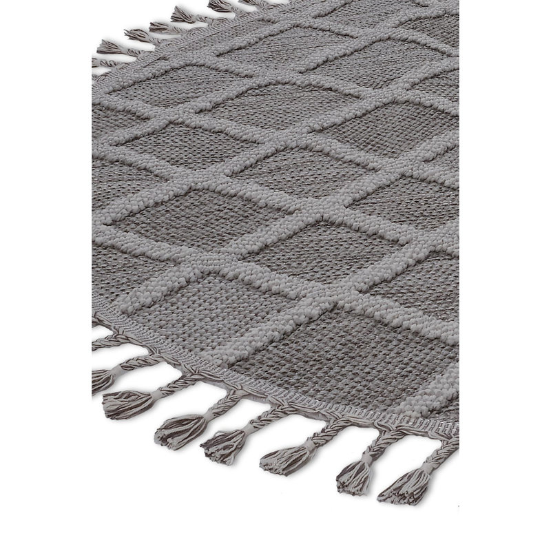 Luxurious Round Area Rug, Grey, 31.5 inches Diameter | 100% Polypropylene, 1500 g/m² | Pile Height: 0.3 inches, Durable Jute Backing | Soft, Stylish, and Easy to Clean for Modern Living Spaces & Bedrooms