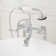 37-1/2" Freestanding Telephone Faucet with Lever Handle