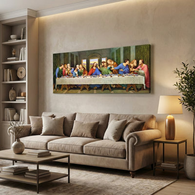 The Last Supper By Leonardo Da Vinci On Canvas