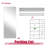 Double Aluminlum Mirror 80'' Single Glass Pane Metallic Sliding Closet Doors-98097849