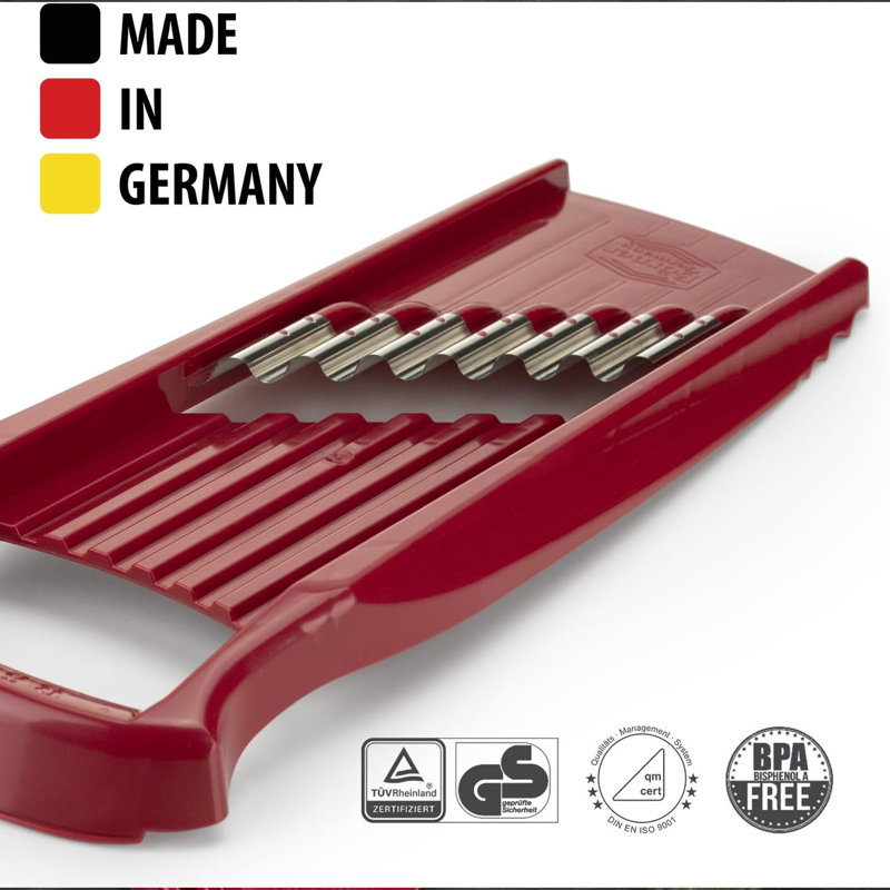 Râpe électrique Borner Wave-Waffle Xxl, rouge, Rouge