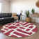Premium Machine Washable Prisco Garnet Rug