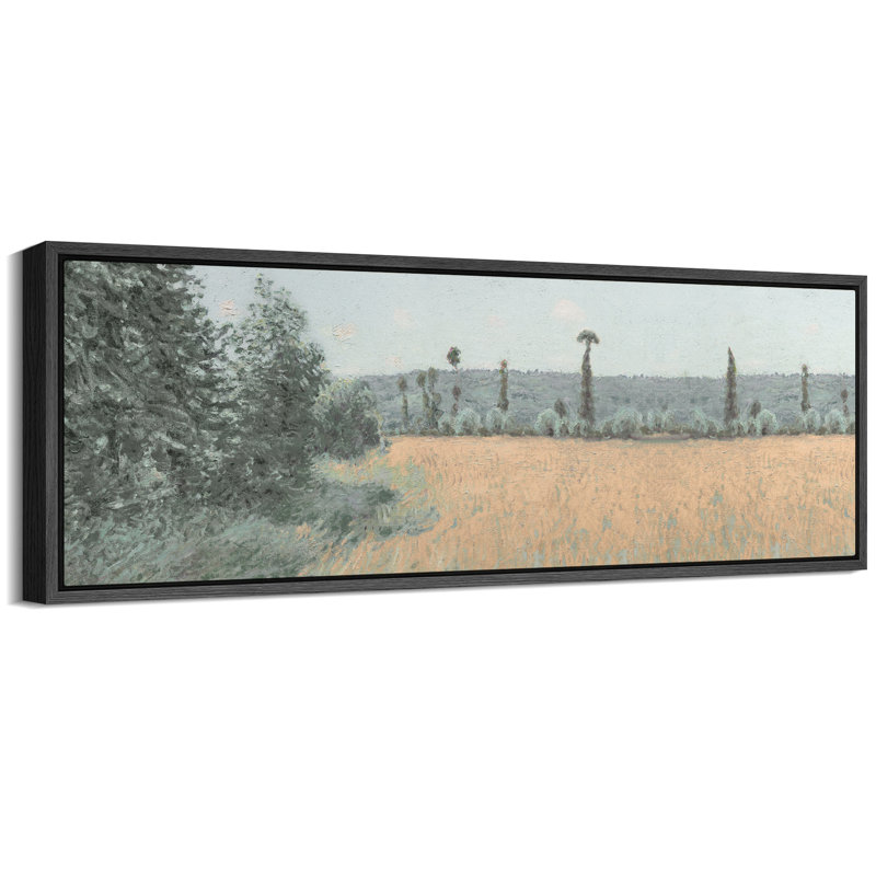 «Rustic Countryside», impression sur toile encadrée, H 20 po x l 60 po, Noir, noir, noir, noir