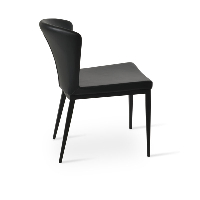 Chaise Capri, Noir, Noir mat