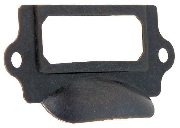 Poignée demi-ronde 6 5/16 po Aluminium, Cuivre antique, 6-5/16"