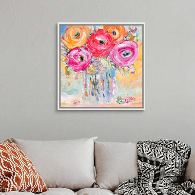 " Burst Of Bloom " by Roey Ebert Painting Print