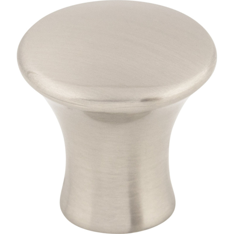 Oculus Round Knob, Brushed Satin Nickel, 7/8" Knob Diameter
