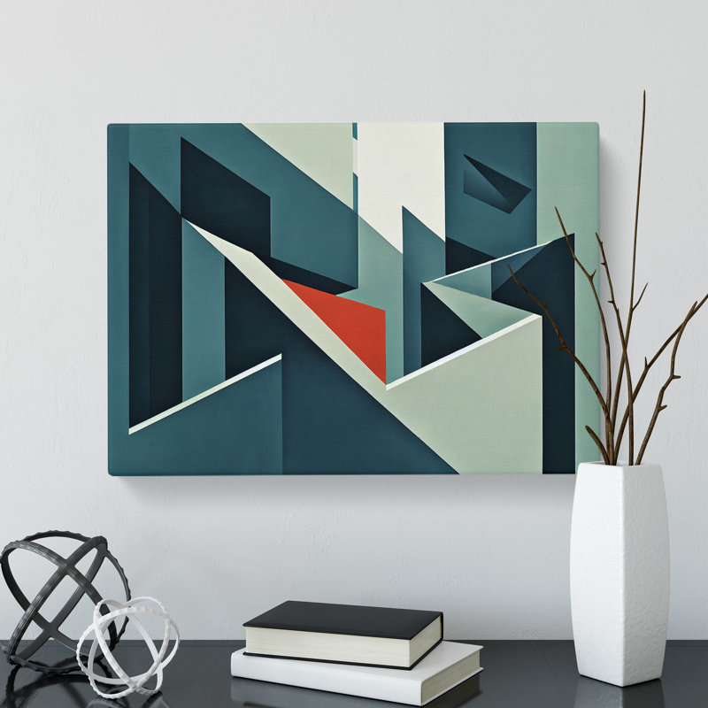 Inspirational Modern Art - Wrapped Canvas, 35cm H x 50cm W