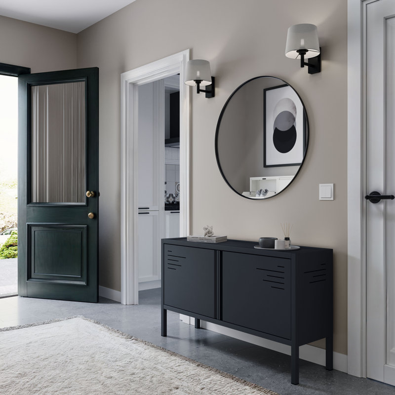 Crédence de rangement l 47 po, Gris anthracite