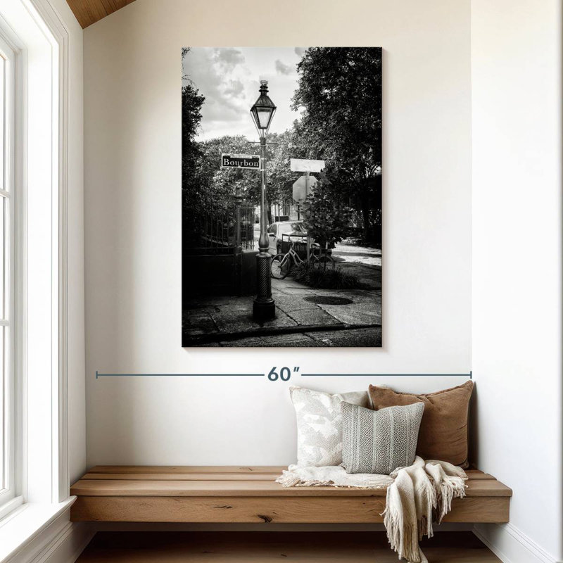 Aime noir NOLA - Rue Bourbon, H 48 po x l 32 po