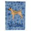 Caniche en polyester à 2 côtés 40 x 28 po standard welcome drapeau maison-957493130