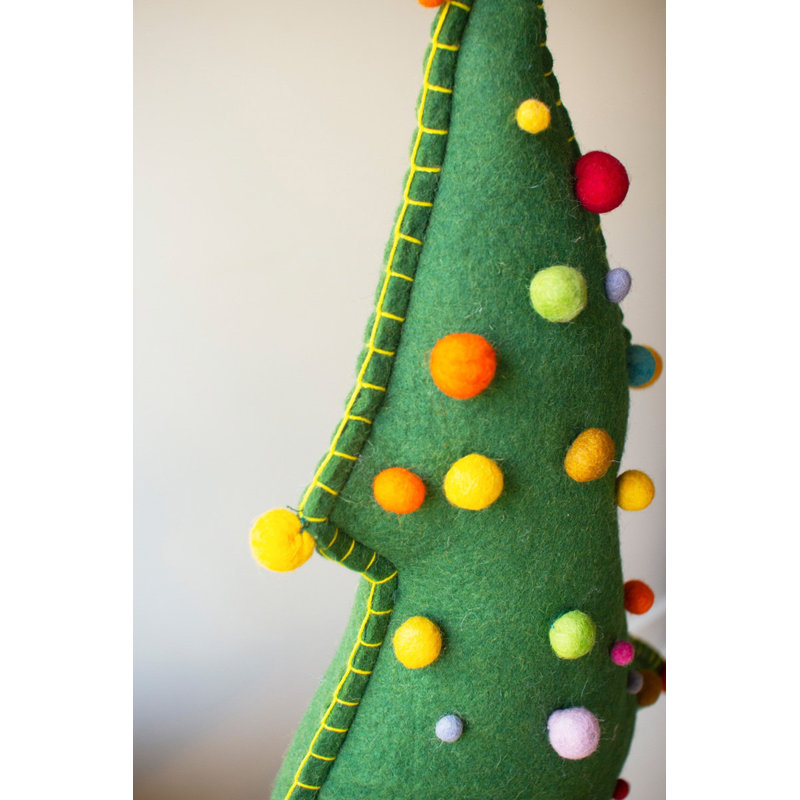 Grand arbre de Noël en feutre Kalalou