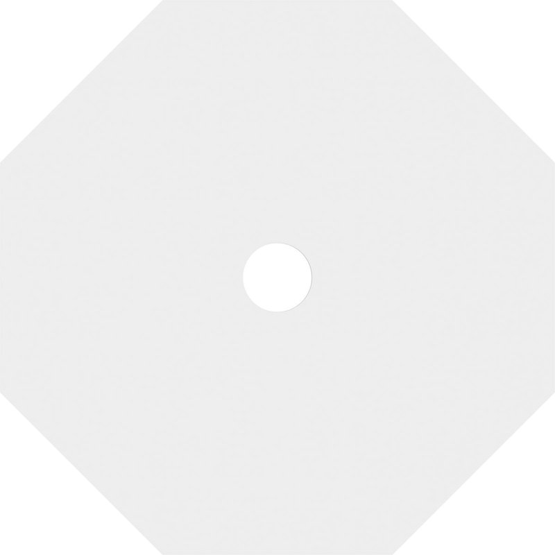 Médaillon de plafond contemporain en PVC de qualité architecturale 24 po x P 3 po x P 9 1/2 po x P 1 po