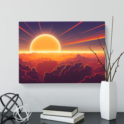 Dazzling Sunset - Wrapped Canvas