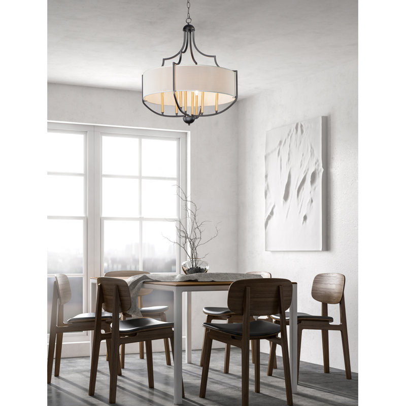 Galles 8 - Light Dimmable Drum Chandelier