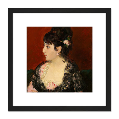 Duran Spanish Woman Portrait Of Eva Gonzales 1876 Painting by Carolus-Duran - Single Picture Frame Painting