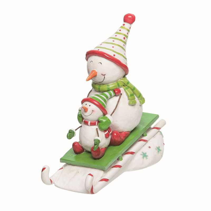  Décoration de Noël en résine multicolore