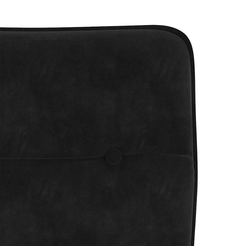  Dining Chairs 2 Pcs Black Velvet