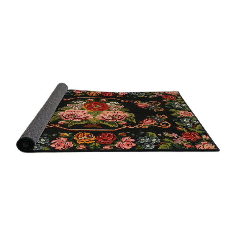 Wulfsige Floral Indoor Rug, Rectangle 6' x 9'