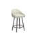 Aoibh Swivel Upholstered Counter Stool with Metal Frame