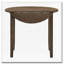 Table de salle à manger ronde avec abattant