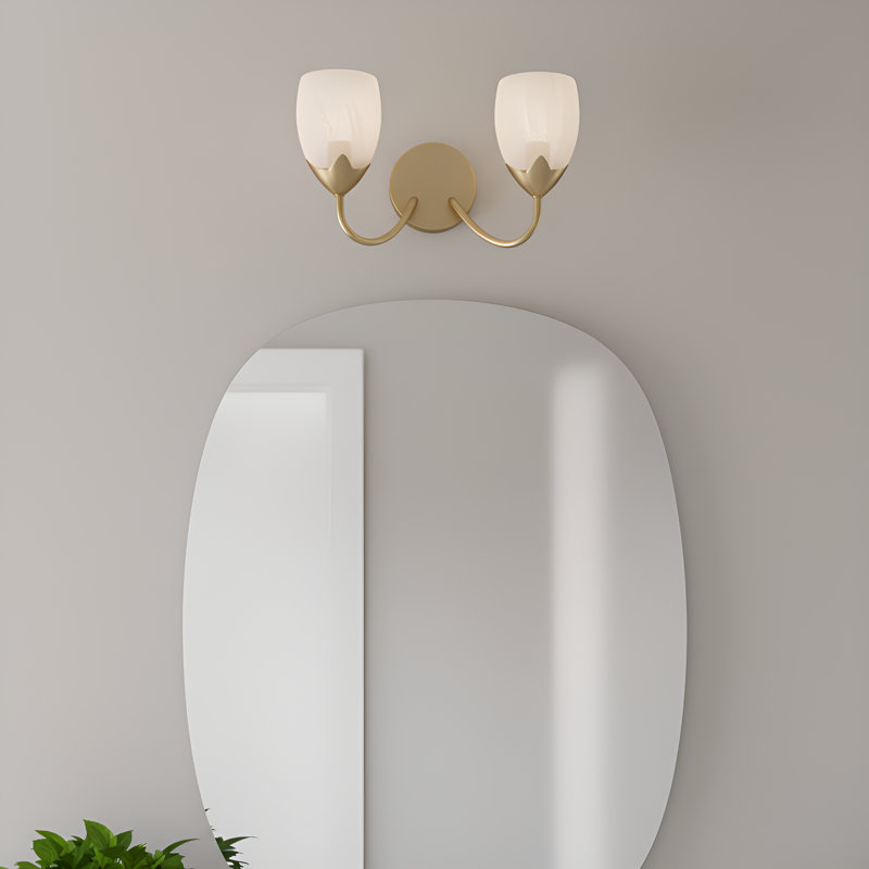 Éclairage pour salle de bain 2 lumières Jacobs, Deux lumières