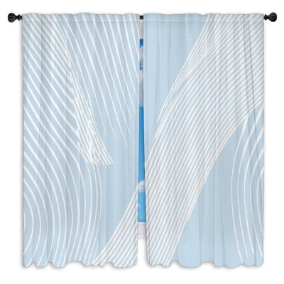 Holybrice Polyester Room Darkening Curtain Pair