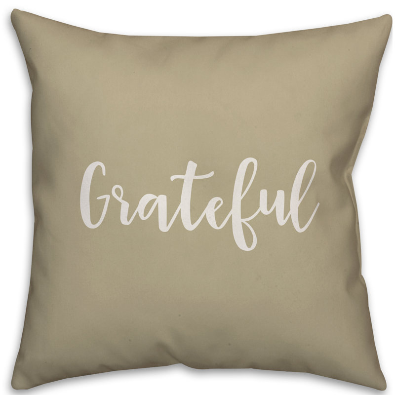  Coussin Grateful, Beige, Coussin décoratif