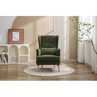 Lila Upholstered Wingback Chair