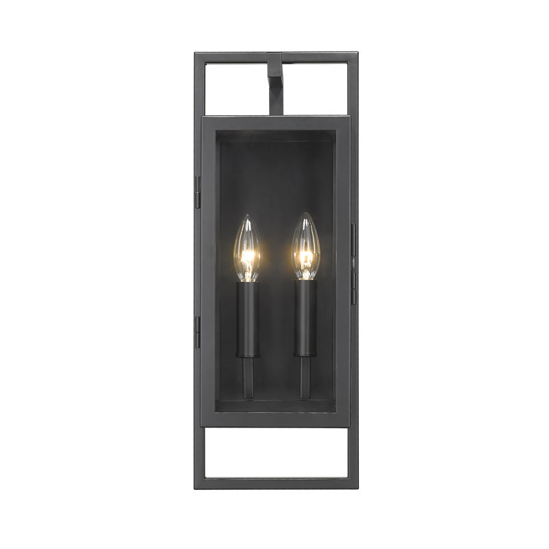 Lanterne murale d'extérieur Dametrious, H 18,5 po x l 7 po x P 5,5 po