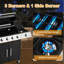 4-burner Propane Gas Grill With Side Burner