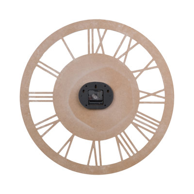 Seraphine Farmhouse Wooden Wall Clock