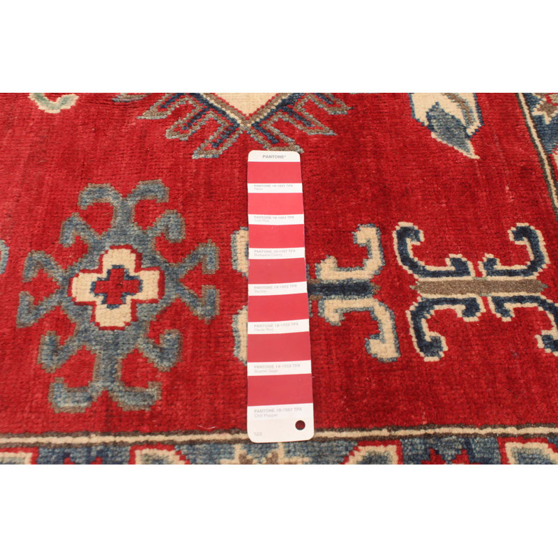 Tapis rouge foncé Malci Gazni 6 pi 10 po x 9 pi 9 po