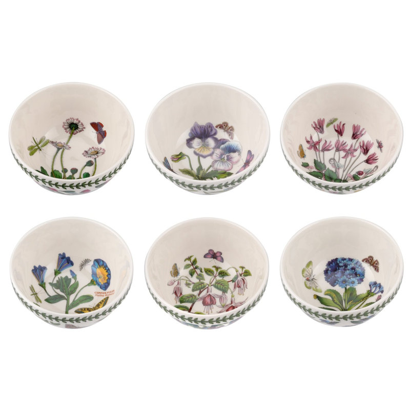 Portmeirion Botanic Garden - Stacking Bowls, 6.5cm H x 14cm W x 14cm D