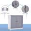 Armoire de rangement sous le lavabo avec espace en U. Blanc et gris. Offre un espace de rangement supplémentaire. Tablette réglable. Solide. L 23,5 po x P 11,49 po. Supporte le rangement de salle de bain de 22 lb, armoire