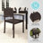 Martha Stewart Bedford Outdoor Rattan Wicker Stackable Dining Armchair-109713849
