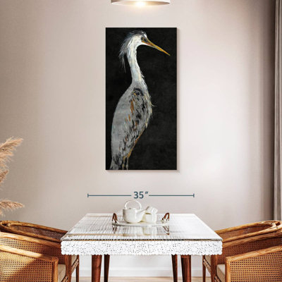 Brampt Silver Heron On Black II